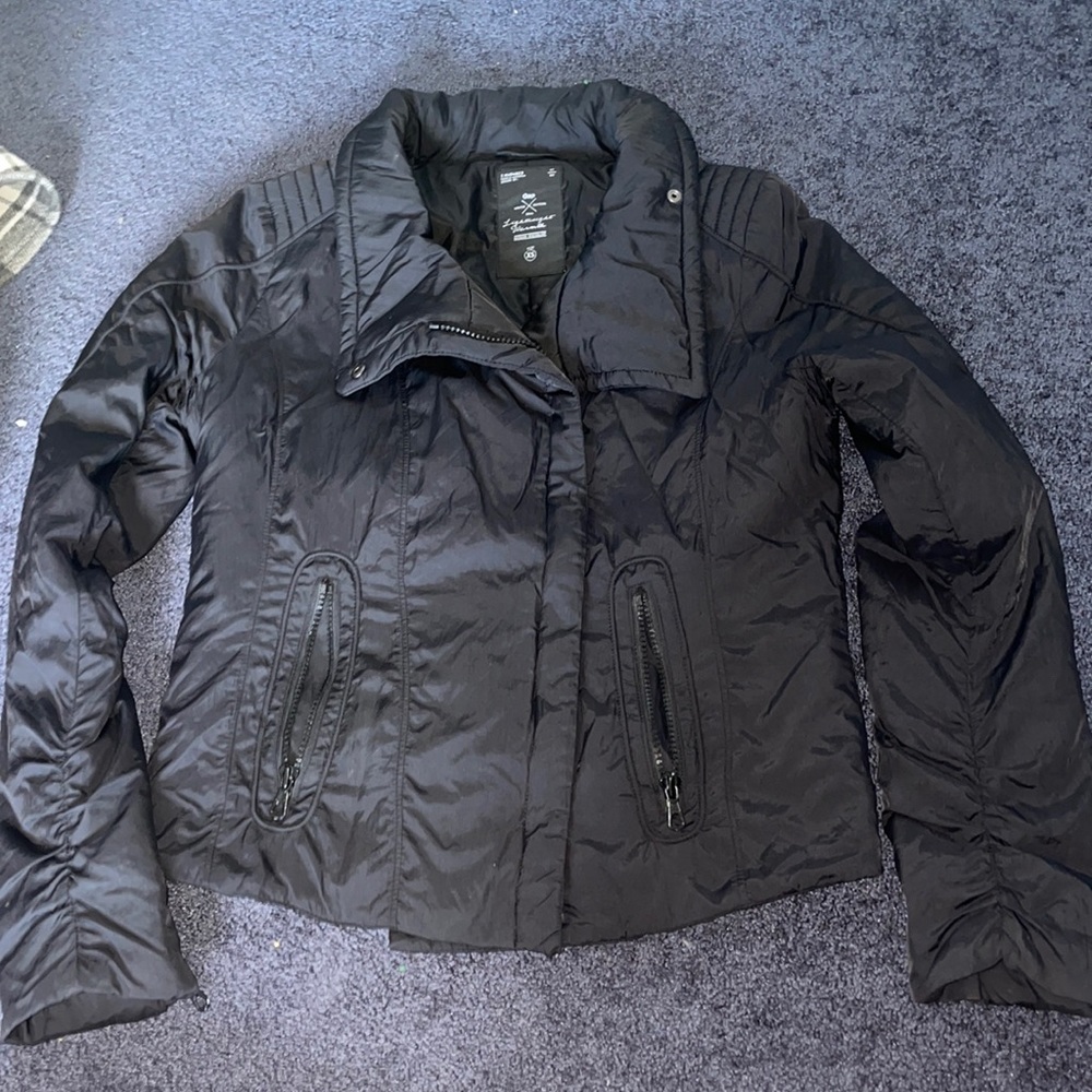 Gap lightweight down moto jacket size XS
